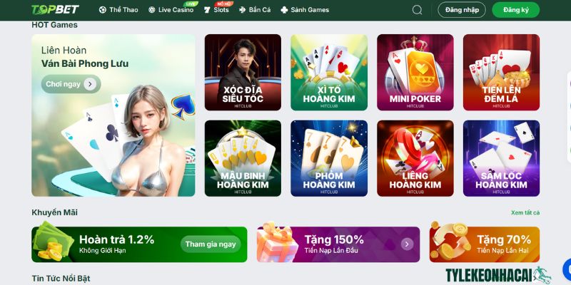 Kho game của TOPBET được đánh giá rất cao Kho game của TOPBET được đánh giá rất cao